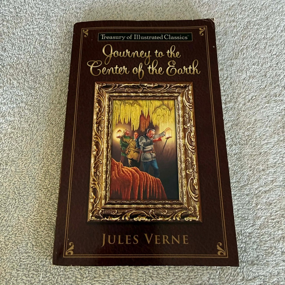 Modern Publishing Journey to the Center of the Earth Book Brown Gold